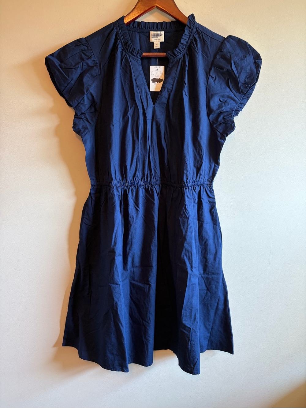 J. Crew Factory Willa Dress in Navy